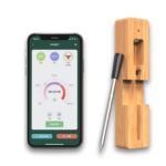 Digitalna brezžična termometrska sonda, bambusova škatla