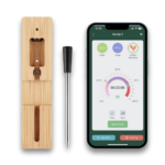 Digitalna brezžična termometrska sonda, bambusova škatla - Image 2