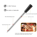 Digitalna brezžična termometrska sonda, bambusova škatla - Image 4