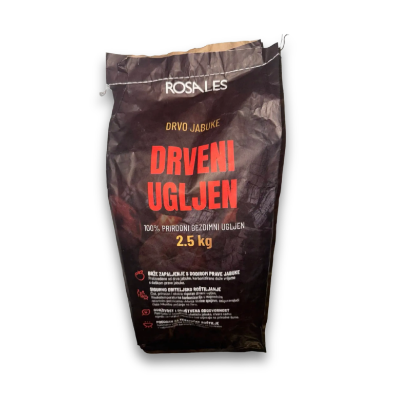 Rosales ugljen od jabukovog drveta 2,5kg sjena